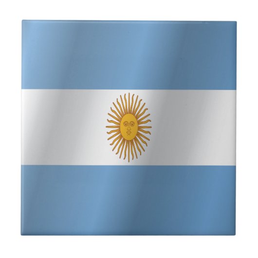 Carreau Drapeau de l'Argentine (Devant)