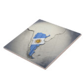 Carreau Drapeau de l'Argentine (Côté)