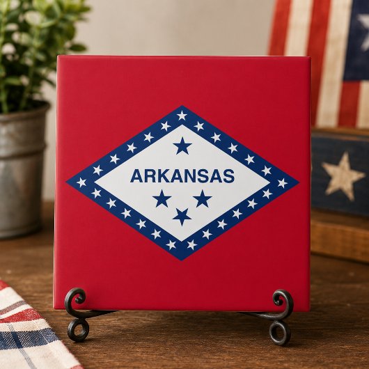 Carreau Drapeau de l'Arkansas