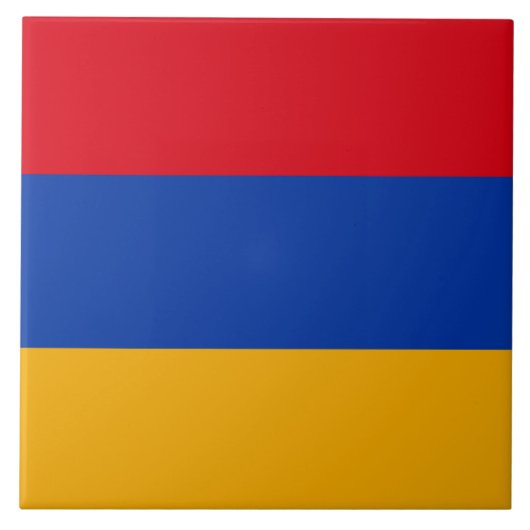 Carreau Drapeau de l'Arménie (Devant)