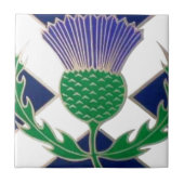 Carreau Drapeau de l'Ecosse et de chardon (Devant)