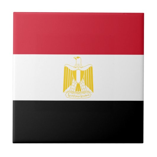 Carreau Drapeau de l'Égypte (Devant)