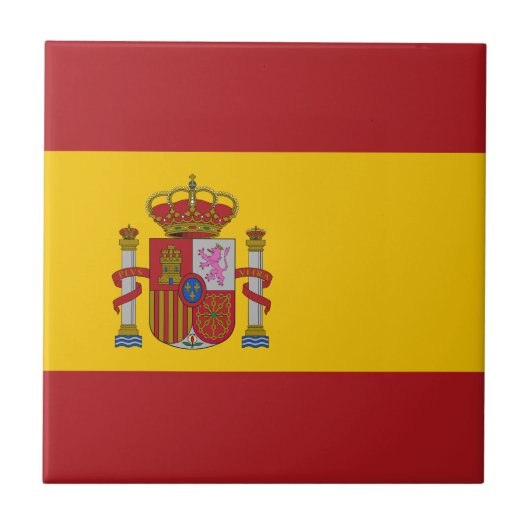 Carreau Drapeau de l'Espagne (Devant)