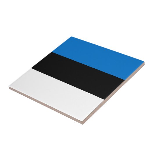 Carreau Drapeau de l'Estonie (Côté)