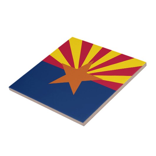 Carreau Drapeau de l'État d'Arizona (Côté)