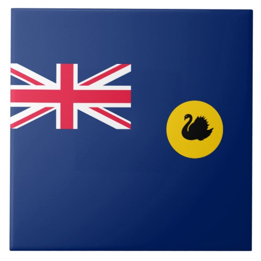 Carreau Drapeau de l'État d'Australie-Occidentale (Devant)