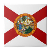 Carreau Drapeau de l'État de Floride (Devant)