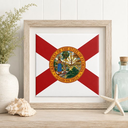 Carreau Drapeau de l'État de Floride