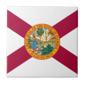 Carreau Drapeau de l'État de Floride (Devant)