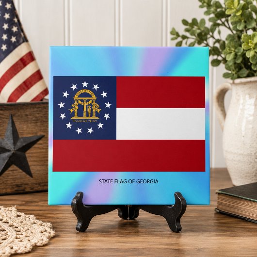 Carreau Drapeau de l'État de Géorgie