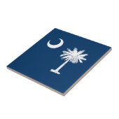 Carreau Drapeau de l'État de la Caroline du Sud (Côté)