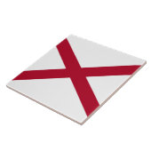 Carreau Drapeau de l'état de l'Alabama (Côté)