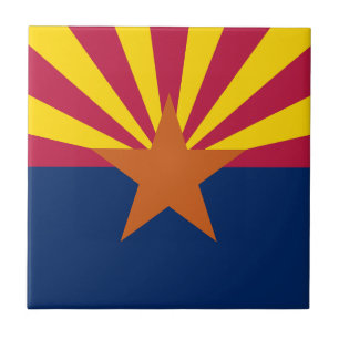 Carreau Drapeau de l'État de l'Arizona