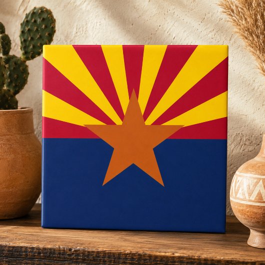 Carreau Drapeau de l'État de l'Arizona