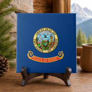 Carreau Drapeau de l'État de l'Idaho