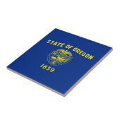 Carreau Drapeau de l'État de l'Oregon (Côté)