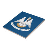 Carreau Drapeau de l'État de Louisiane (Côté)