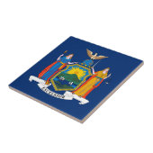 Carreau Drapeau de l'État de New York (Côté)