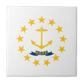 Carreau Drapeau de l'État de Rhode Island (Devant)