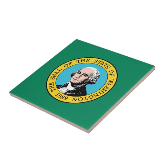 Carreau Drapeau de l'État de Washington (Côté)