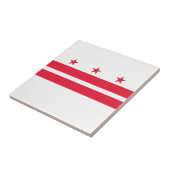 Carreau Drapeau de l'État de Washington DC (Côté)