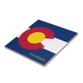 Carreau Drapeau de l'État du Colorado (Côté)