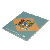 Carreau Drapeau de l'État du Delaware (Côté)