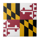 Carreau Drapeau de l'État du Maryland (Devant)