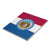 Carreau Drapeau de l'État du Missouri (Côté)