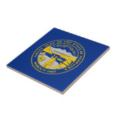 Carreau Drapeau de l'État du Nebraska (Côté)