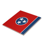 Carreau Drapeau de l'État du Tennessee (Côté)