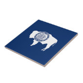 Carreau Drapeau de l'État du Wyoming (Côté)