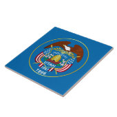 Carreau Drapeau de l'État d'Utah (Côté)