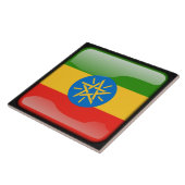 Carreau Drapeau de l'Éthiopie (Côté)