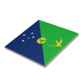 Carreau Drapeau de l'île Christmas (Côté)