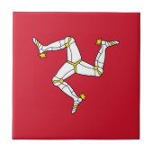 Carreau Drapeau de l'île de Man (Devant)