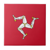 Carreau Drapeau de l'île de Man (Devant)