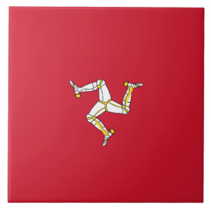 Carreau Drapeau de l'île de Man