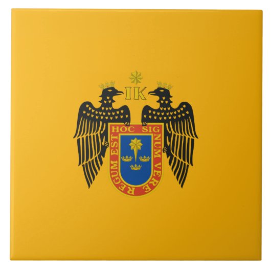 Carreau Drapeau de Lima (Pérou) (Devant)