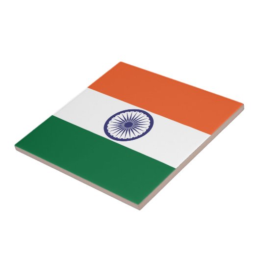 Carreau Drapeau de l'Inde (Côté)