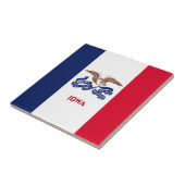 Carreau Drapeau de l'Iowa (Côté)