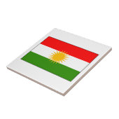 Carreau Drapeau de l'Irak du Kurdistan (Côté)