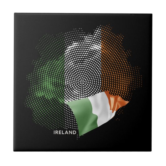 Carreau Drapeau de l'Irlande (Devant)