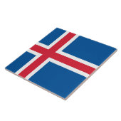 Carreau Drapeau de l'Islande (Côté)