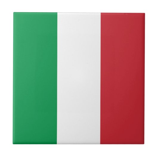 Carreau Drapeau de l'Italie (Devant)