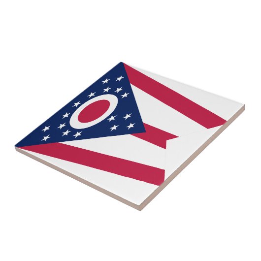 Carreau Drapeau de l'Ohio (Côté)