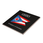 Carreau Drapeau de l'Ohio (Côté)