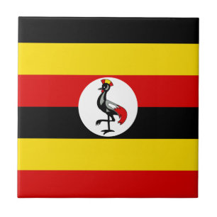 Carreau Drapeau de l'Ouganda Carrelage en céramique