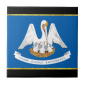 Carreau Drapeau de Louisiane (Devant)