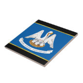 Carreau Drapeau de Louisiane (Côté)